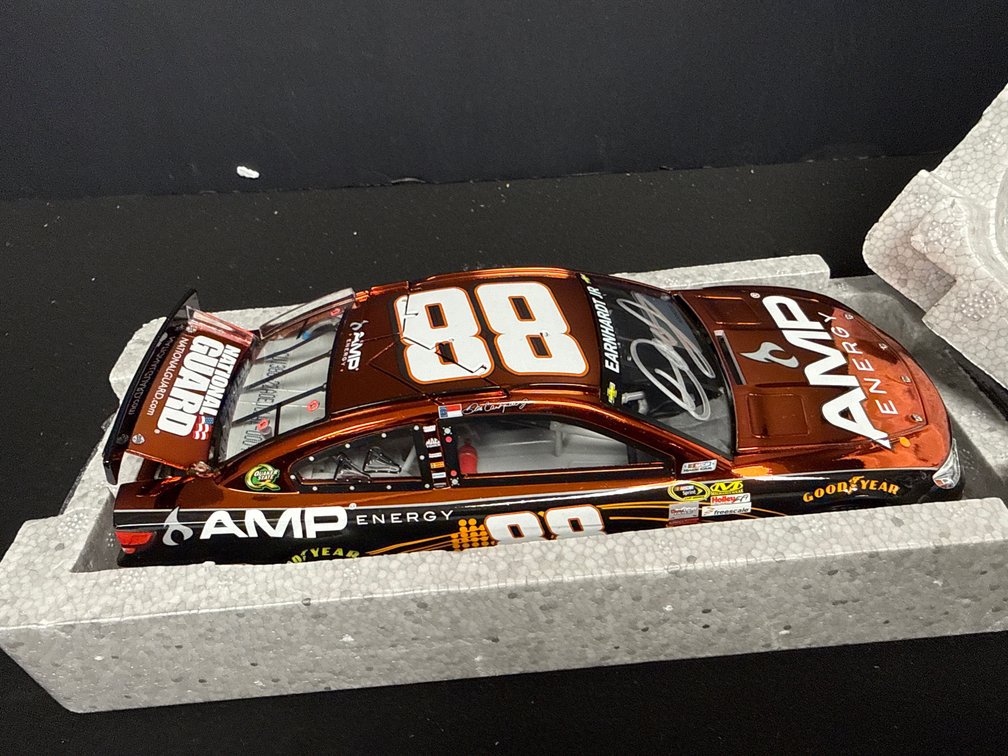 Autographed Dale Earnhardt Jr. #88 Color Chrome 1:24 Diecast