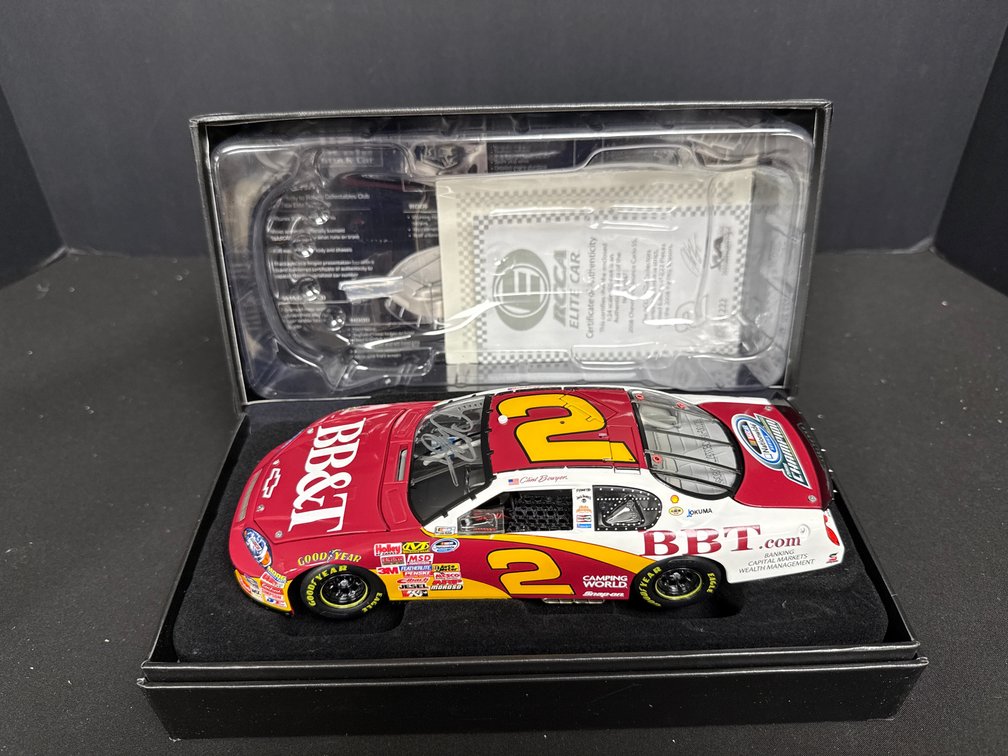 Autographed Clint Bowyer 1:24 Diecast Monte Carlo SS