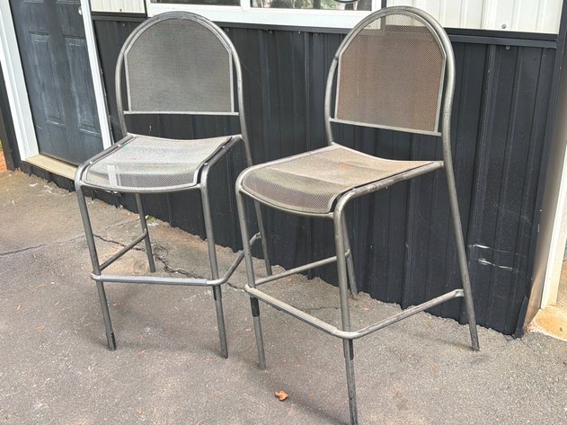Image for Metal Mesh Bar Stools
