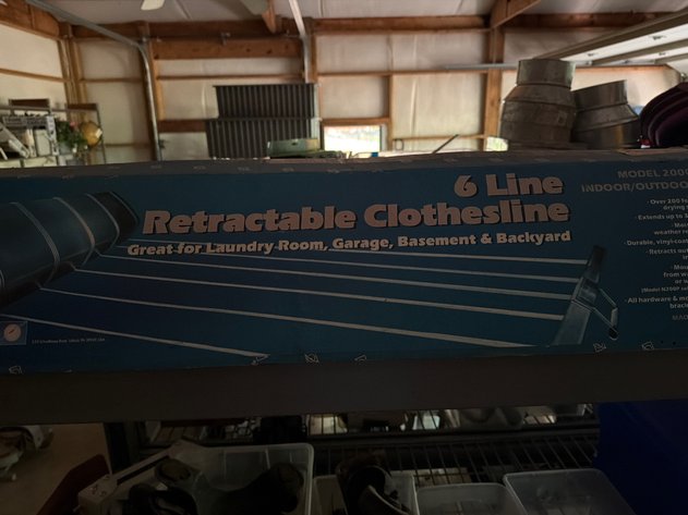 Image for National Home Products 6-Line Retractable Clothesline