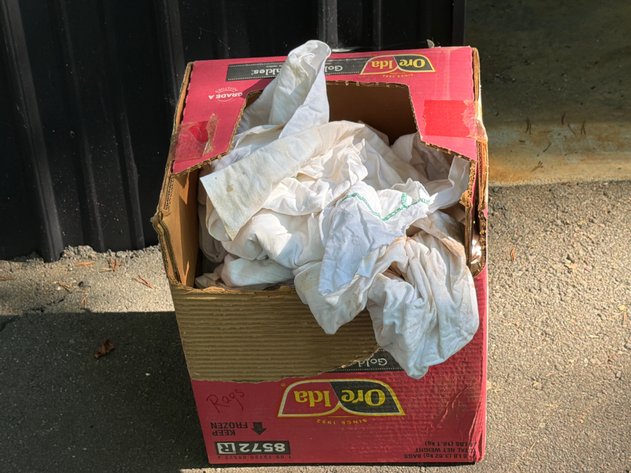 Image for White Cotton Shop Rags