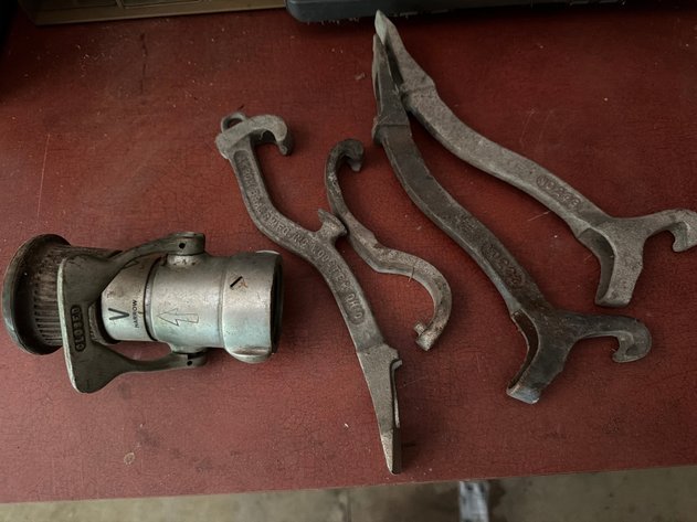 Image for Akron Brass Fire Hose Nozzle and Spanner Wrenches