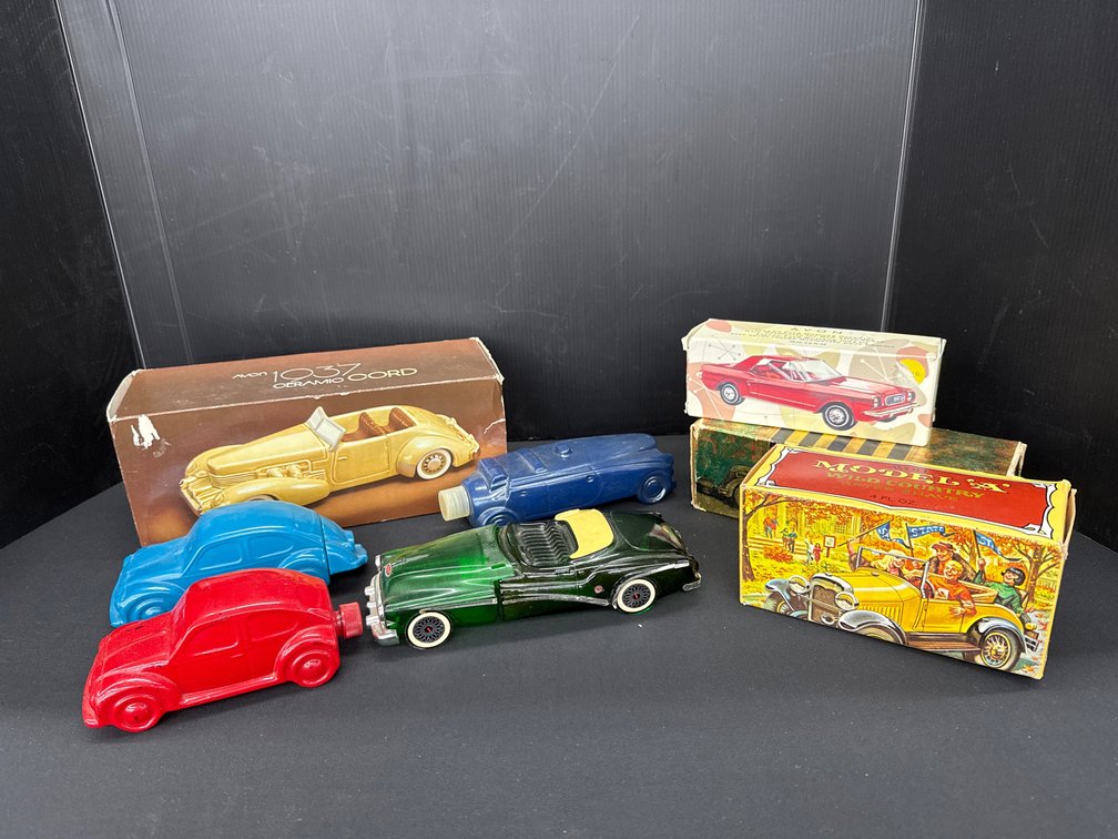 Vintage Avon Vehicle Decanters