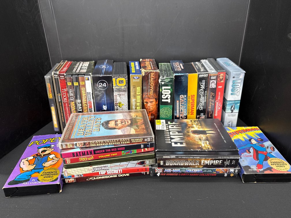 Assorted DVD and VHS Home Media Lot (30)