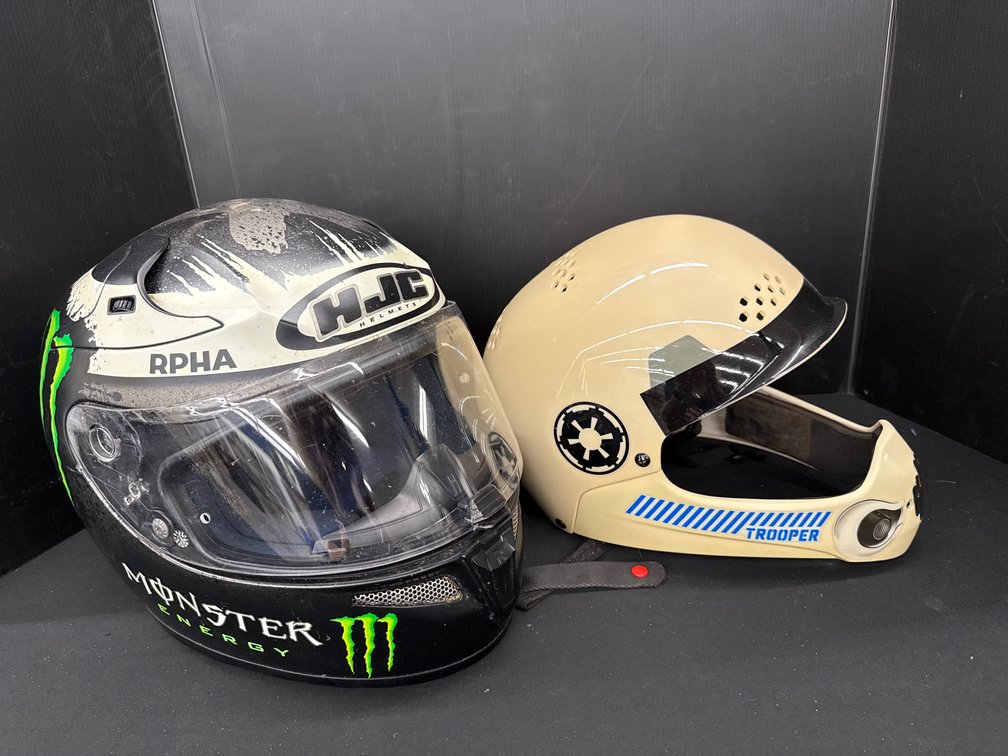 HJC RPHA 10 Monster Energy & Trooper Full-Face Helmets