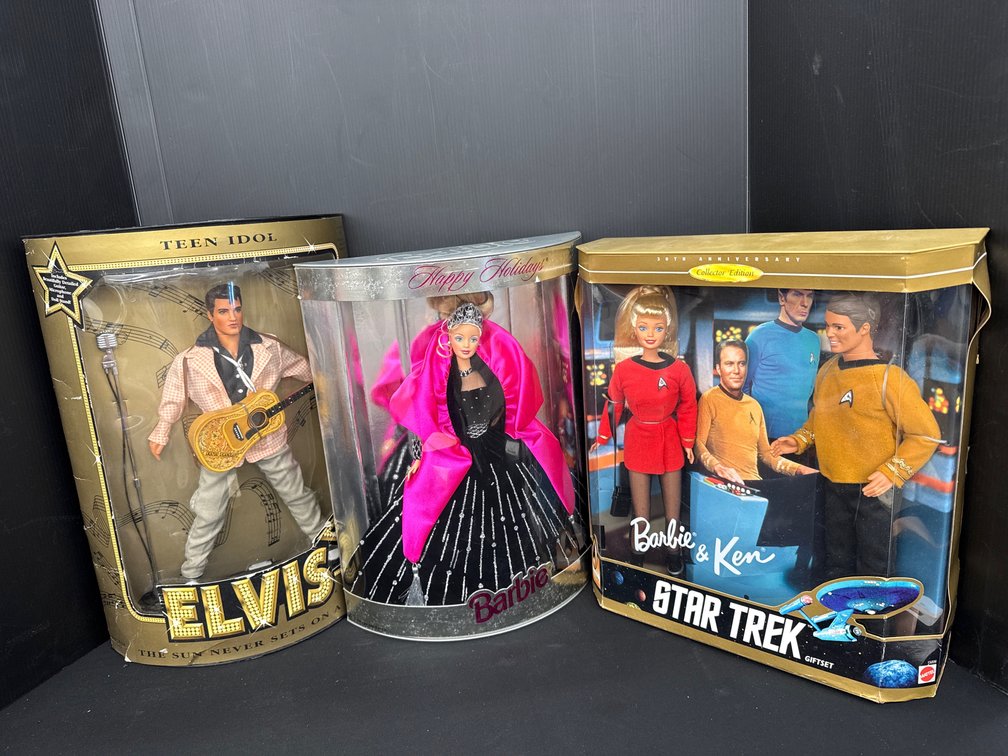 Mattel Collector Edition Barbie & Elvis Dolls