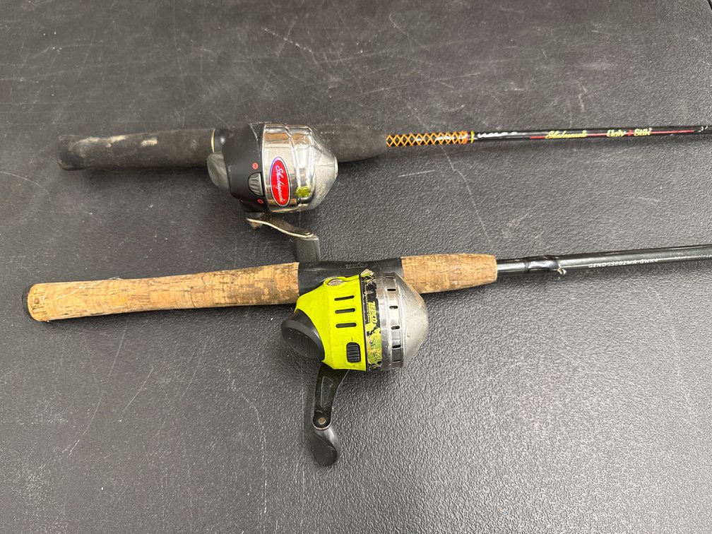 Shakespeare and Zebco Spincast Rod Combos