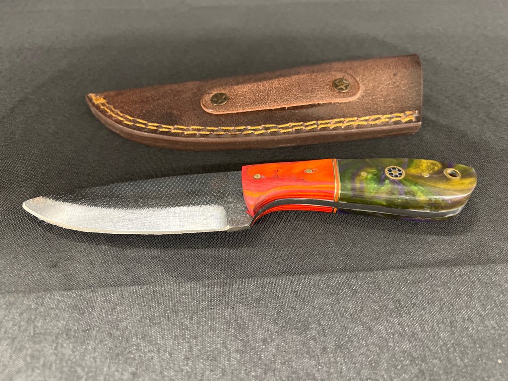 Rasp Fixed Blade Knife & Sheath