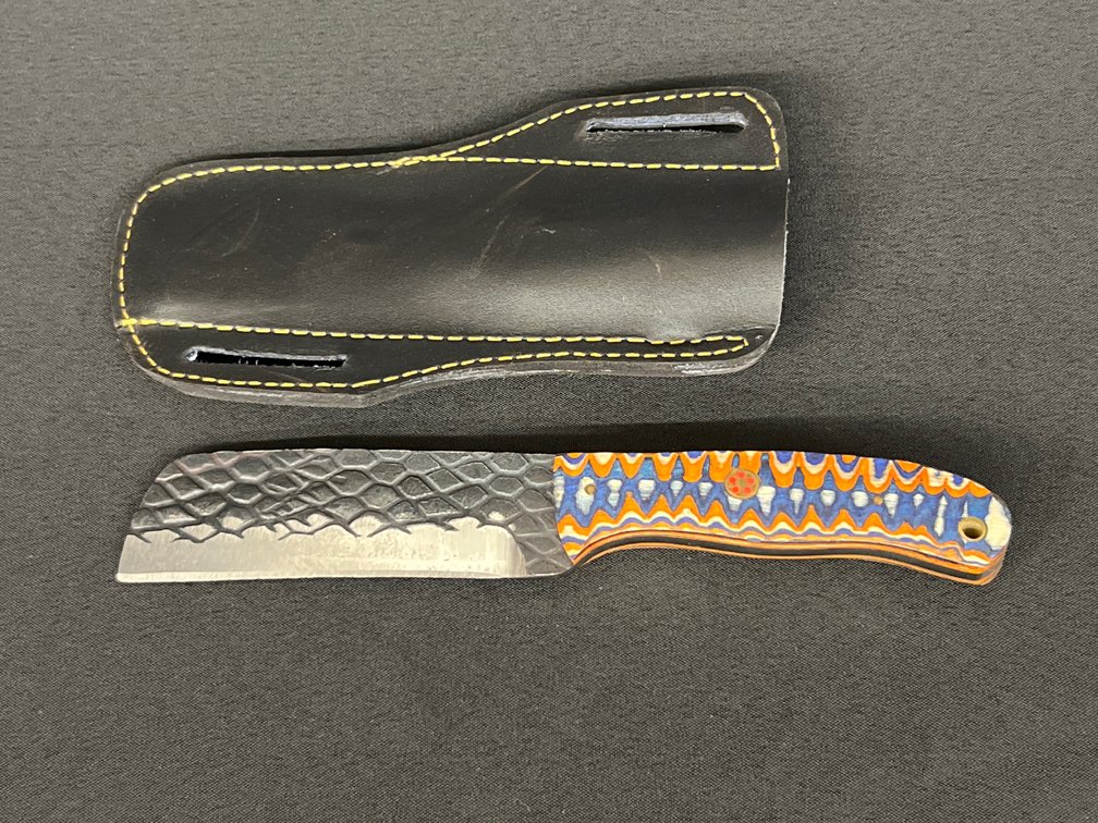 Fixed Blade Knife & Leather Sheath