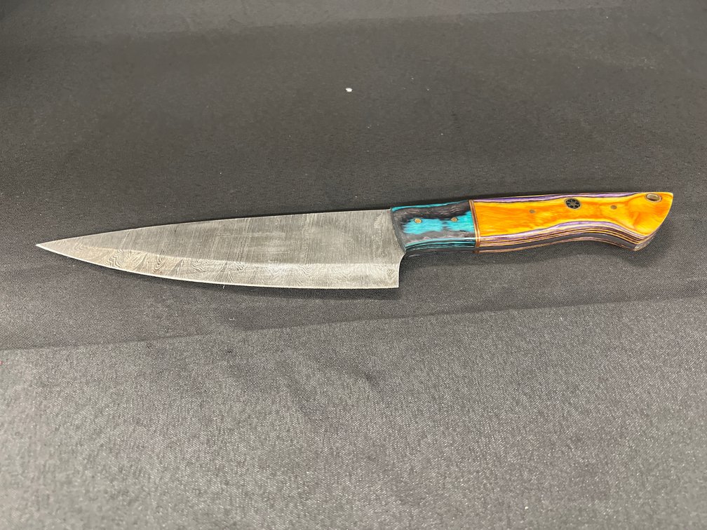 Damascus Steel Fixed Blade Knife