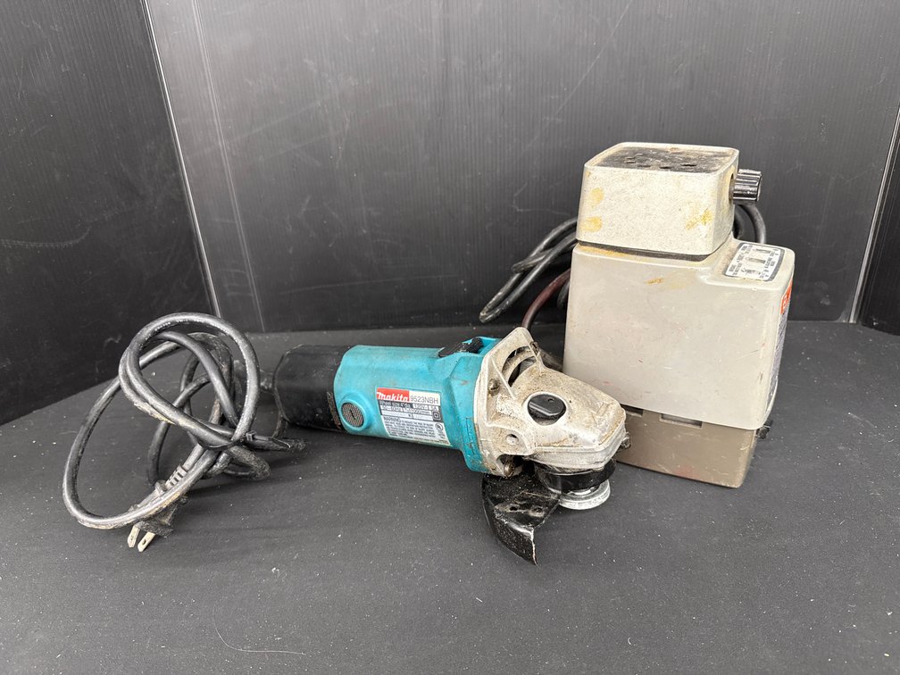Makita Angle Grinder & Black & Decker Drill Bit Sharpener