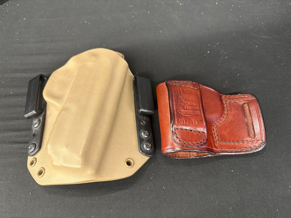Assorted Kydex and Leather Holsters (2)