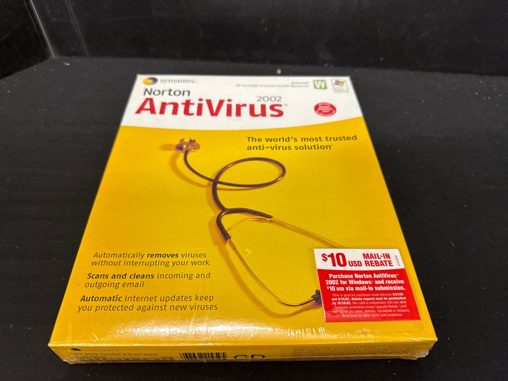Symantec Norton AntiVirus 2002 PC Software