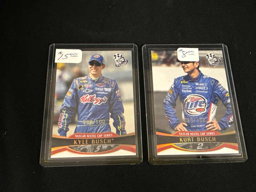 Press Pass 2007 NASCAR Numbered Trading Cards