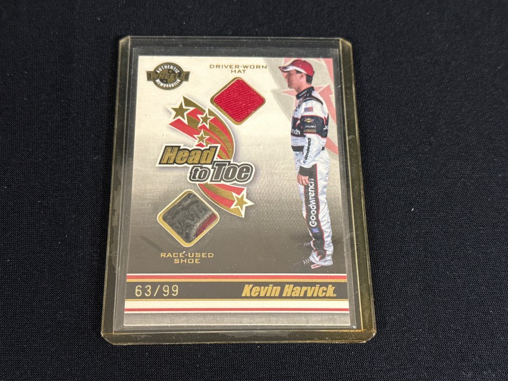 2006 Wheels Kevin Harvick Head to Toe Relic Card