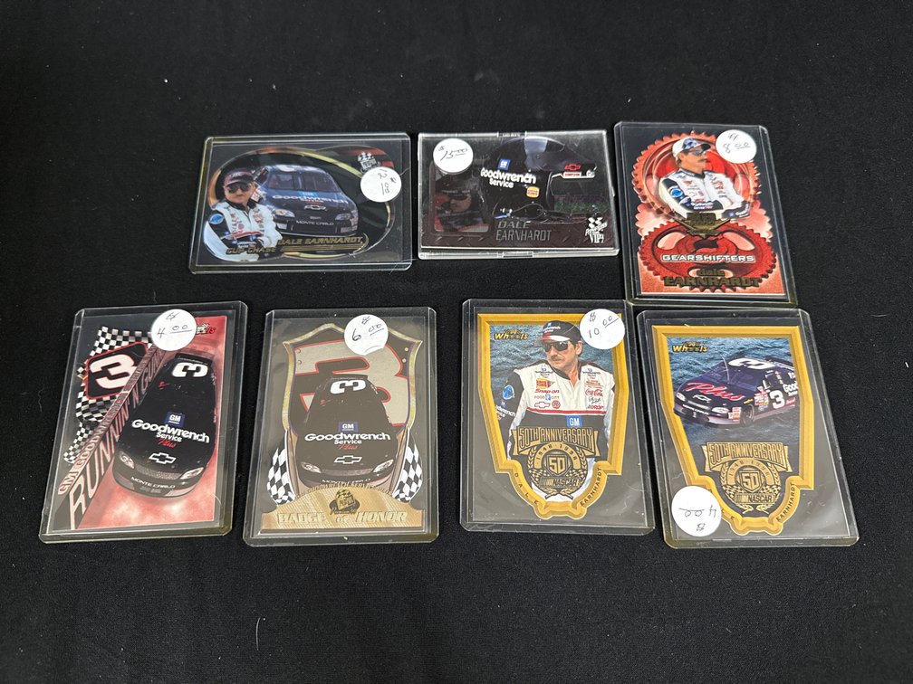Dale Earnhardt NASCAR Trading Cards (7)