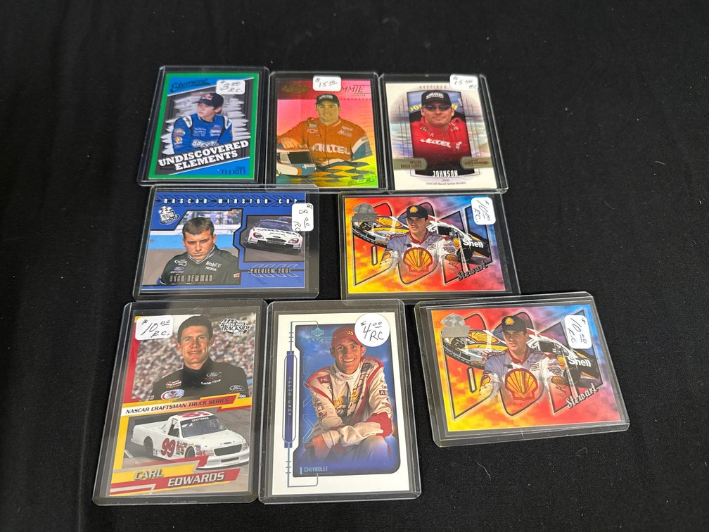 NASCAR Rookie and Driver Trading Cards