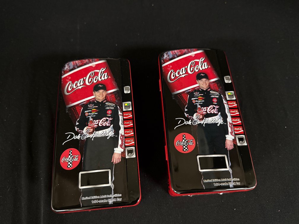 Dale Earnhardt Jr. Coca-Cola Diecast Tins