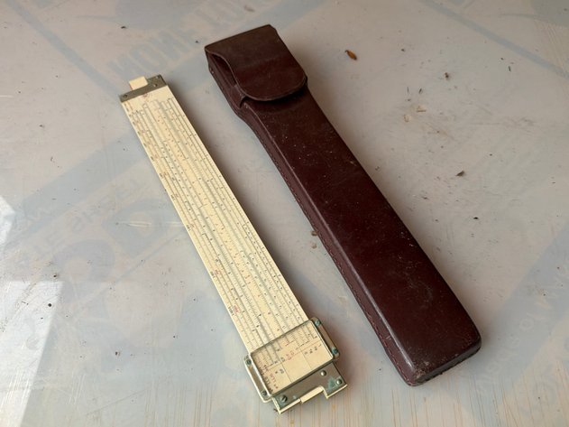 Image for Vintage POST & K&E Slide Rule with Case