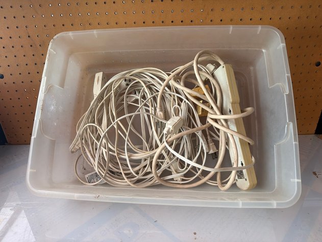 Image for Power Strip and Extension Cords Lot
