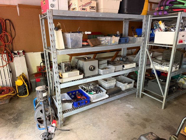 Image for Heavy-Duty Metal Storage Shelving Unit