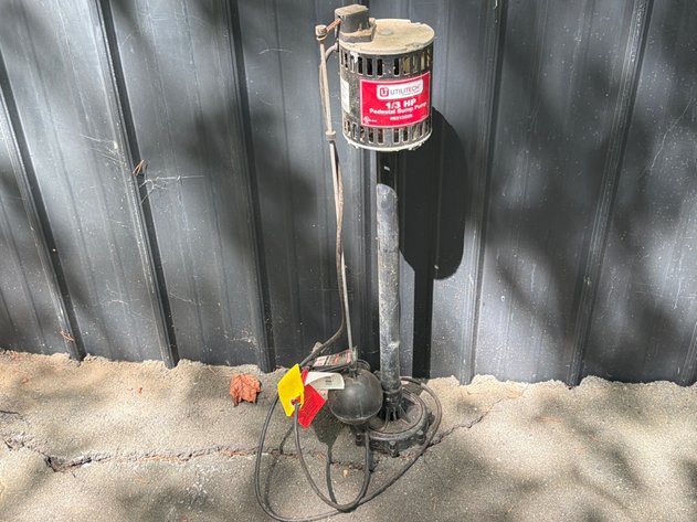 Image for Utilitech 1/3 HP Pedestal Sump Pump
