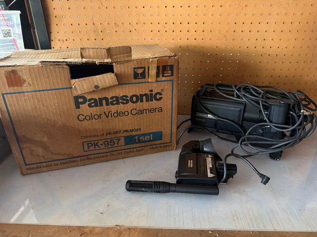 Image for Vintage Panasonic PK-957 Color Video Camera Set