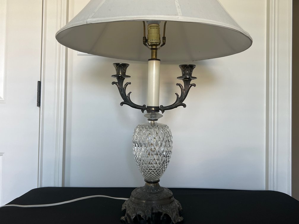 Vintage Candelabra Table Lamp