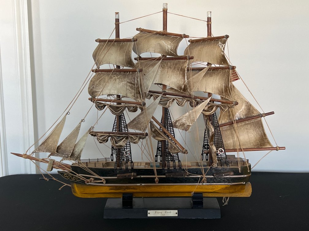 Flying Cloud Wooden Model Clipper Ship
