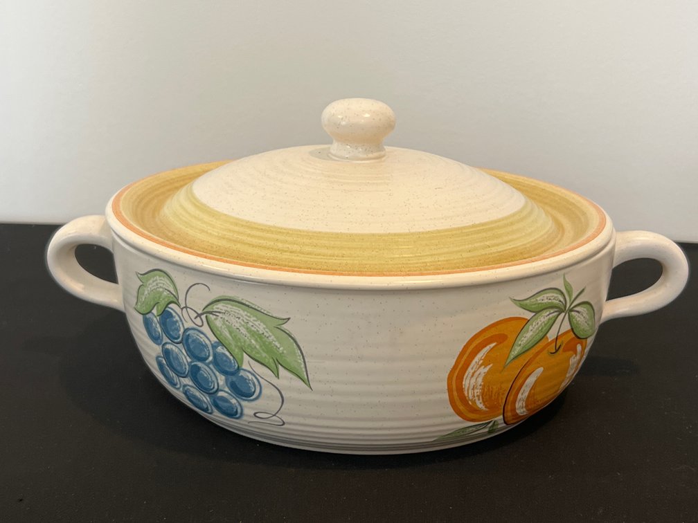 Franciscan Earthenware Lidded Casserole Dish