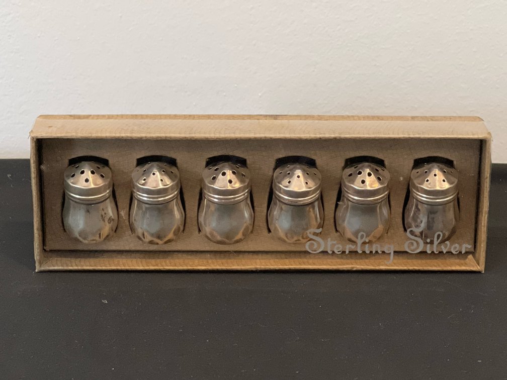 Miniature Sterling Silver Shakers
