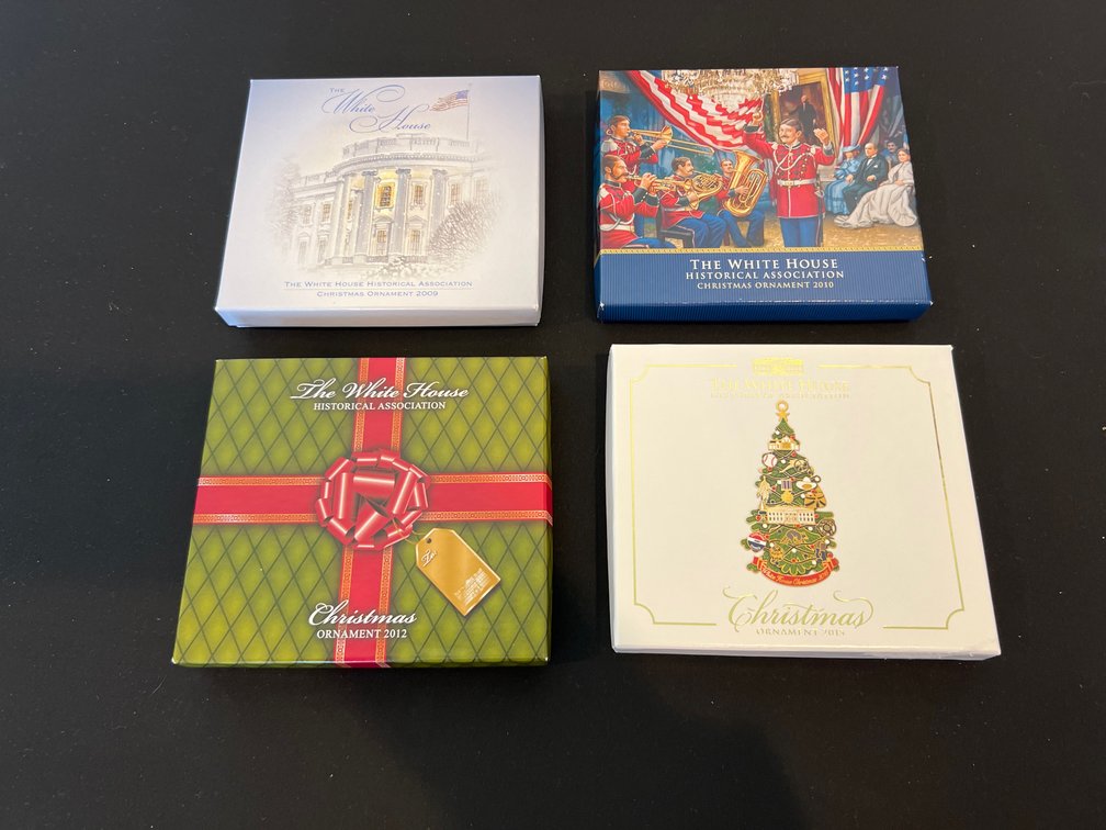 White House Historical Association Christmas Ornaments