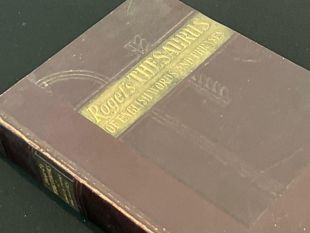1937 Roget's Thesaurus of English Words and Phrases