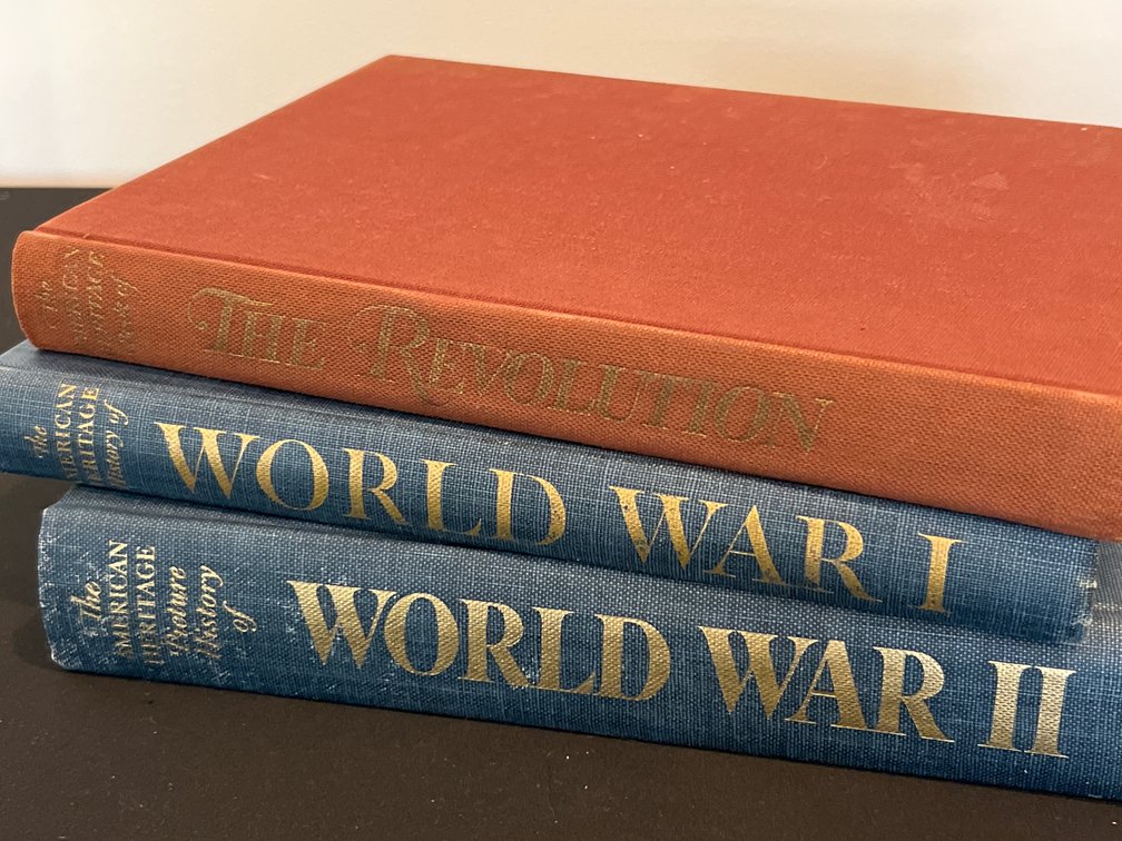Three American Heritage History Hardcover Books