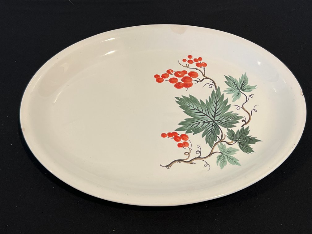 Homer Laughlin Debutante Ceramic Oval Serving Platter