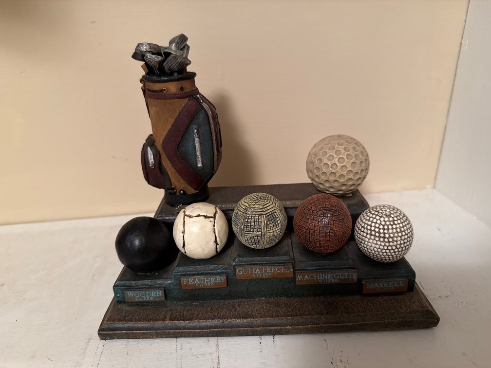 Evolution of the Golf Ball Resin Desk Accessory