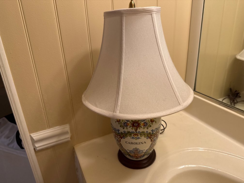 Carolina Floral Ceramic Table Lamp