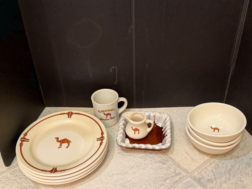 Homer Laughlin Camel Promotional Restaurant Ware