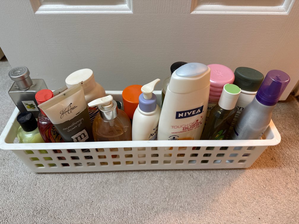 Personal Care Toiletries with Storage Caddy