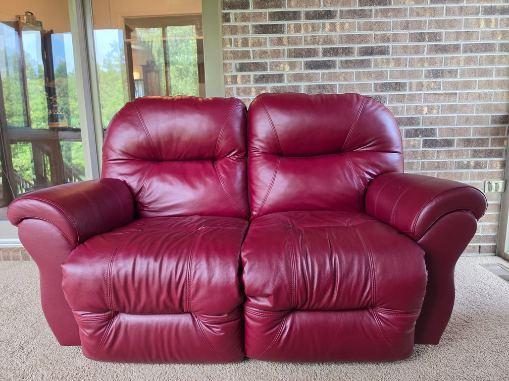 Leather Loveseat