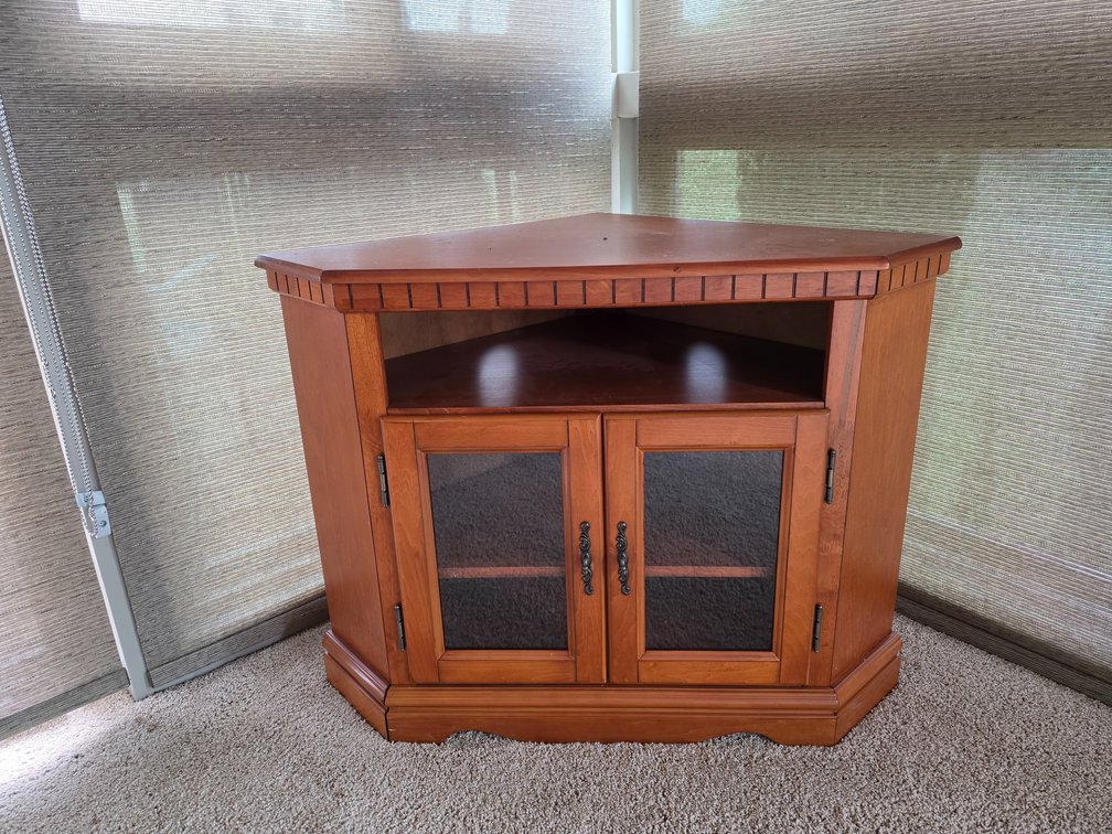 Corner Media Cabinet