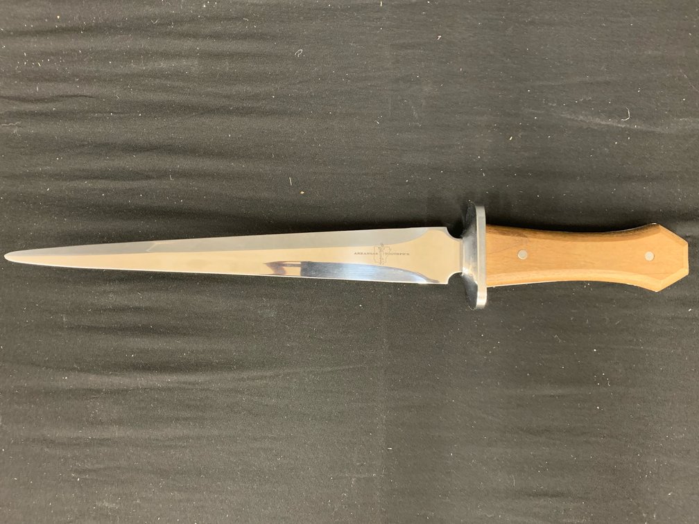 Carvel Hall Stainless Steel Arkansas Toothpick Dagger