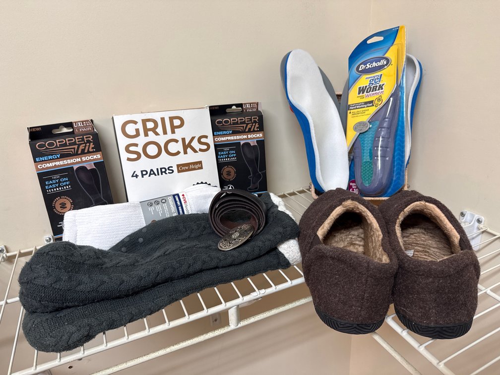 Acorn Slippers, Insoles, and Socks Assortment