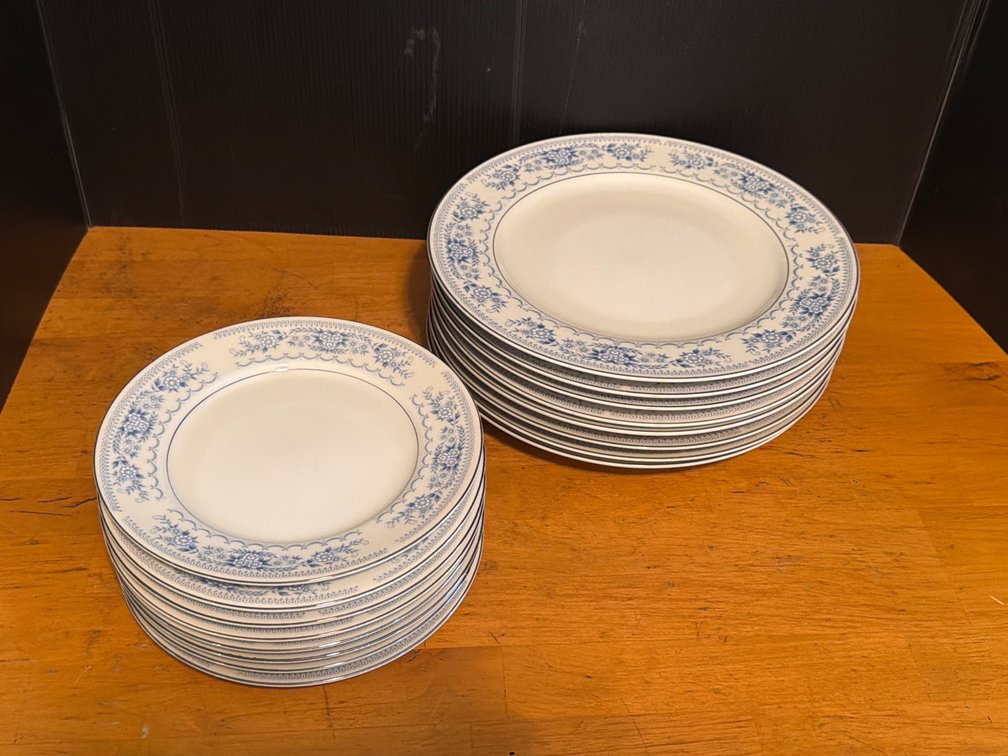 Ambiance Collection Blue Contessa Fine China Dinnerware