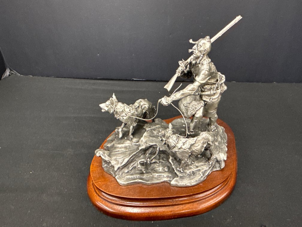 Chilmark "Winter Hunt" Pewter Sculpture