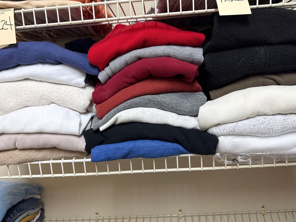 Men's Thermal Tops and Fleece Outerwear Lot