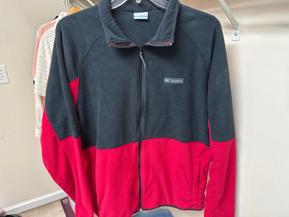 Columbia Sportswear Full-Zip Colorblock Fleece Jacket, Size XL