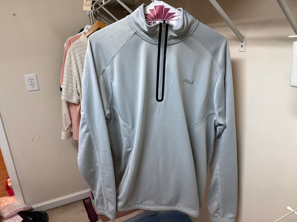 FILA Quarter-Zip Athletic Pullover, Size XL