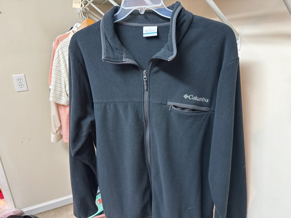 Columbia Full-Zip Fleece Jacket, Size XL