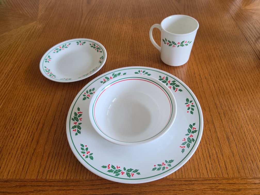 Corelle Holiday Dishes